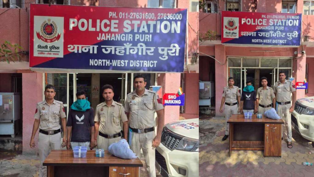 जहांगीर पुरी पुलिस की शानदार कामयाबी: अंतरराज्यीय चोर गिरफ्तार, मोबाइल, ब्लूटूथ स्पीकर और पिस्टल बरामद