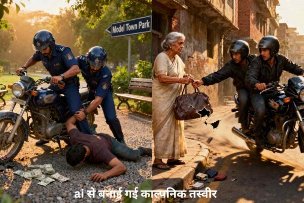 Model Town Snatching Case: पेट्रोलिंग स्टाफ की त्वरित कार्रवाई, दोनों आरोपी पकड़े गए