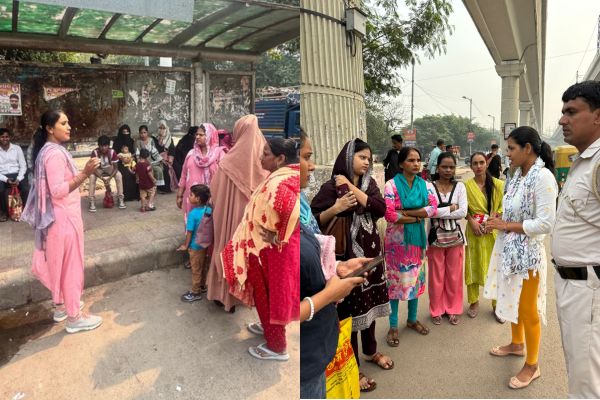 Empowering Women: दिल्ली की सड़कों पर उतरी पुलिस, बस स्टैंड बने सशक्तिकरण के केंद्र