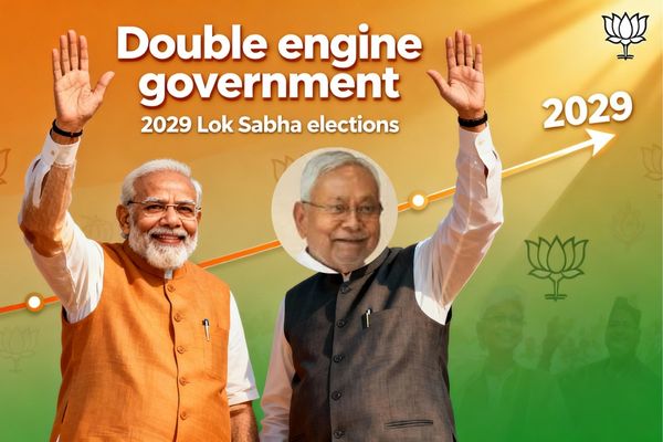 NDA Victory: बिहार में फिर नीतीश कुमार का जलवा, एग्जिट पोल्स में NDA को 145+ सीटें, जानें जीत के 5 बड़े कारण।​