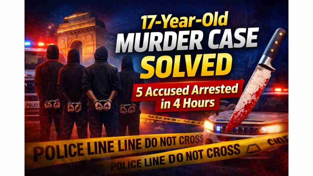 👉 Siraspur minor murder case solved in 4 hours Delhi Police