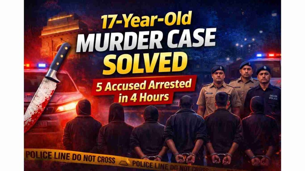 👉 Siraspur minor murder case solved in 4 hours Delhi Police