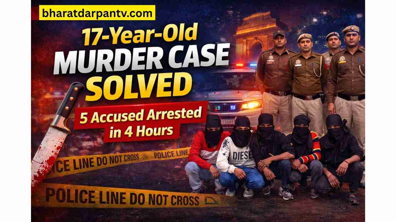 👉 Siraspur minor murder case solved in 4 hours Delhi Police