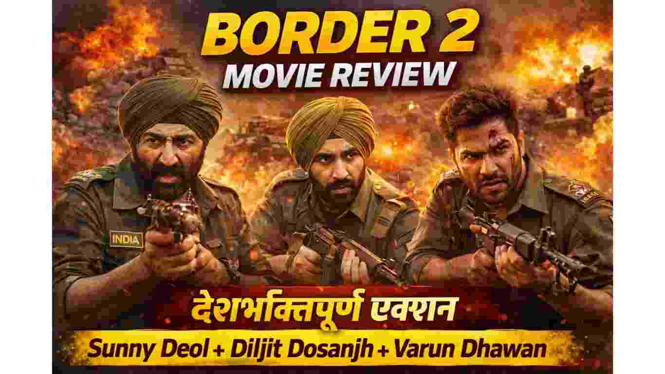 Border 2 movie review Sunny Deol Diljit Dosanjh Varun Dhawan की Big War Film