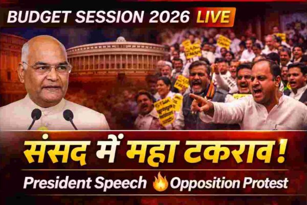 1 Historic Start: Parliament Budget Session 2026 की शानदार शुरुआत, President Address से माहौल गरम