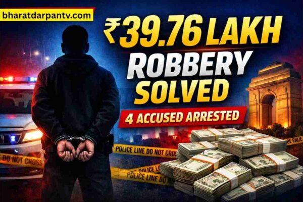 Shahbad Dairy blind robbery case 39.76 lakh recovery Delhi Police