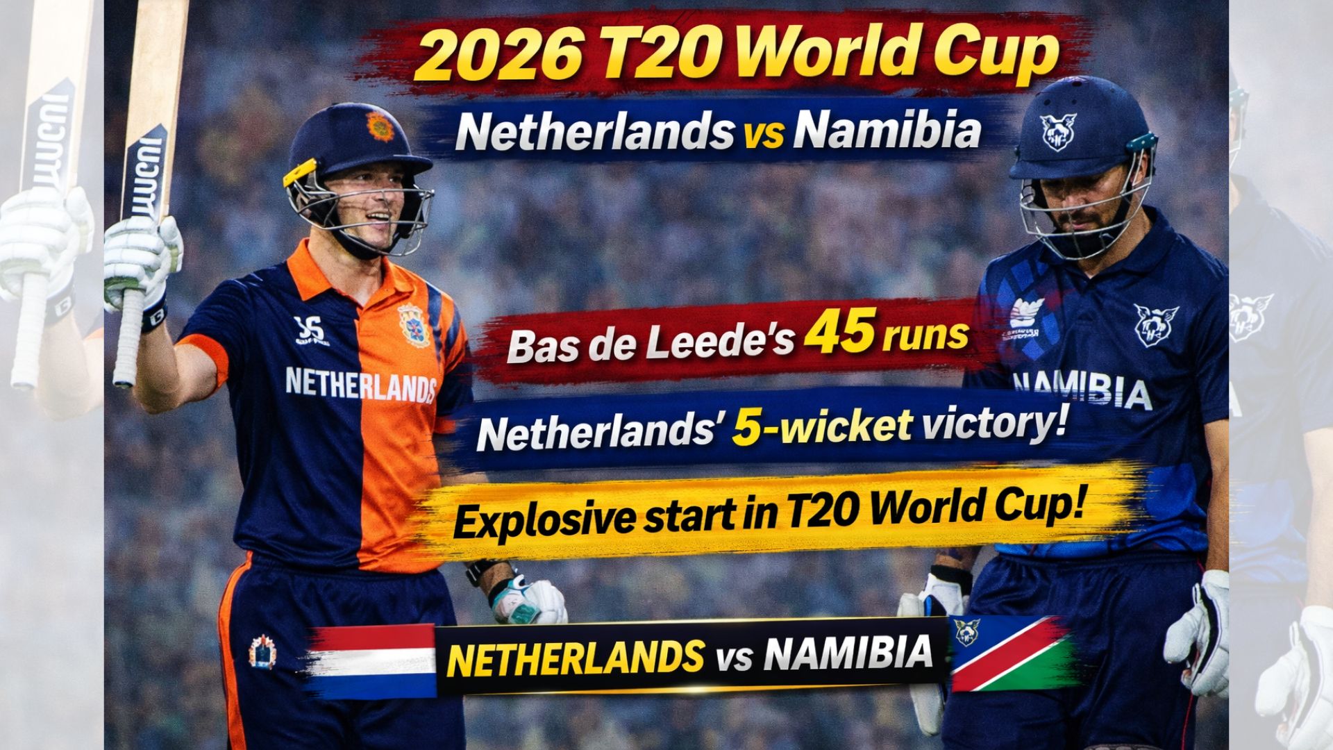 Netherlands vs Namibia T20 World Cup