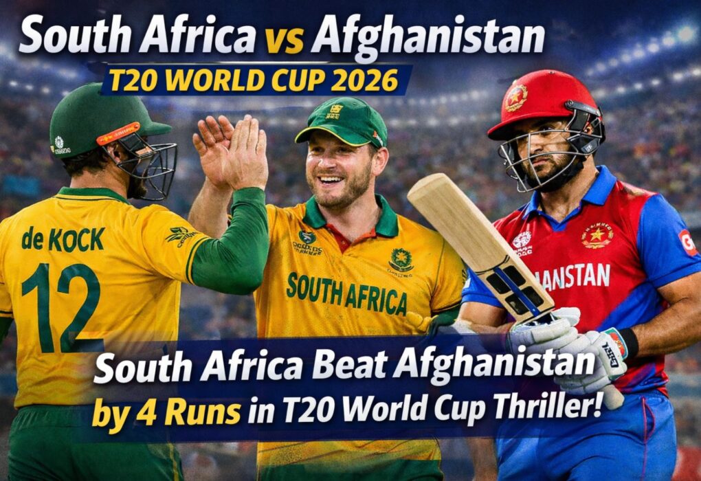South Africa vs Afghanistan T20 World Cup