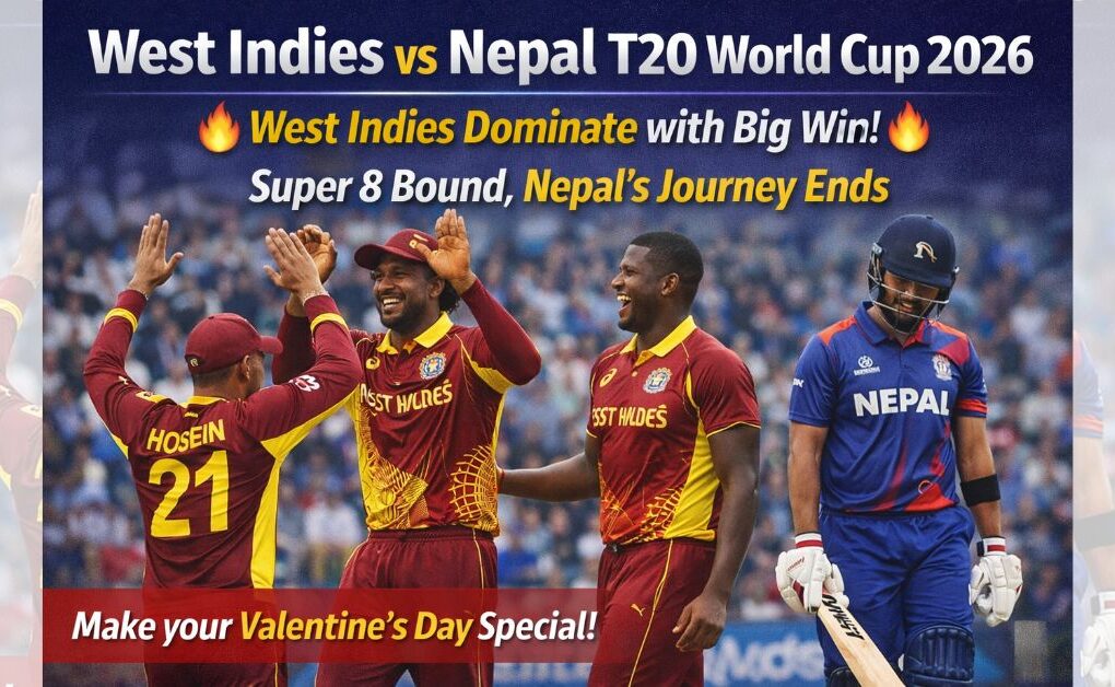 West Indies vs Nepal T20 World Cup