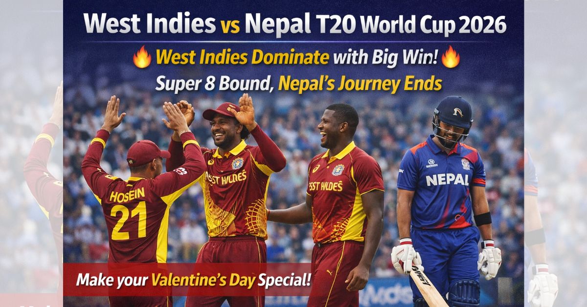 West Indies vs Nepal T20 World Cup