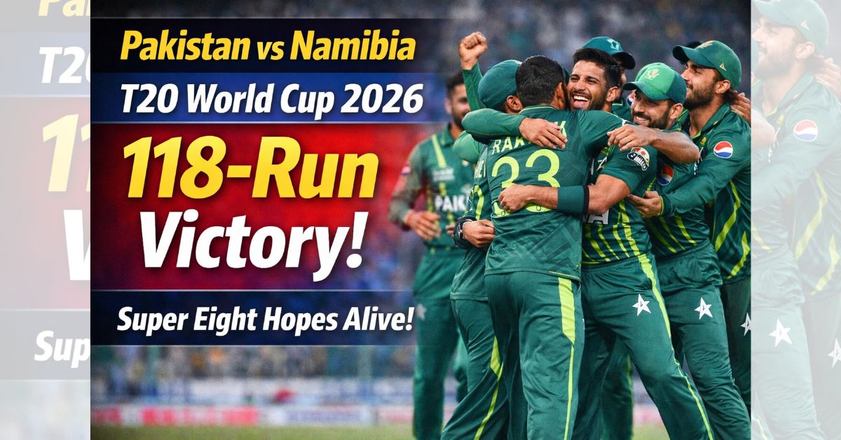 Pakistan vs Namibia T20 World Cup