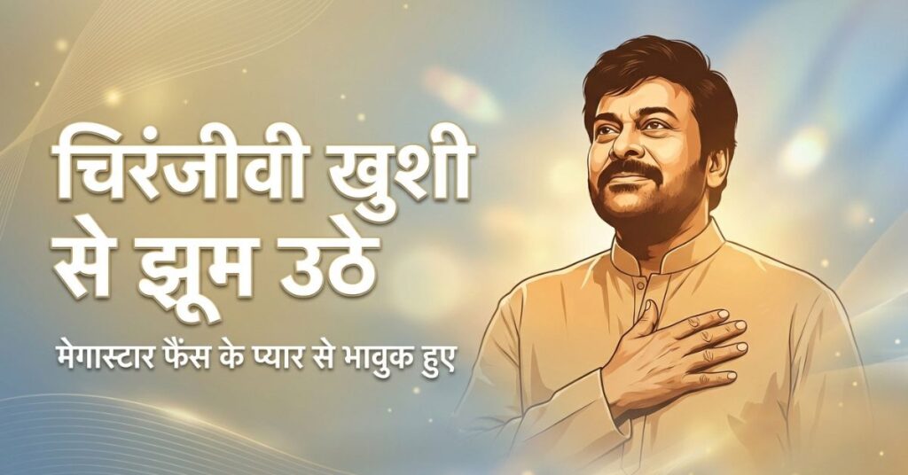 1 खुशखबरी: Chiranjeevi happiness reaction से भरे अंदाज़ में जताया आभार