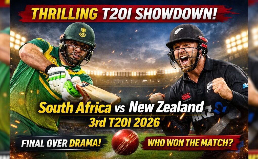 South Africa vs New Zealand 3rd T20I
