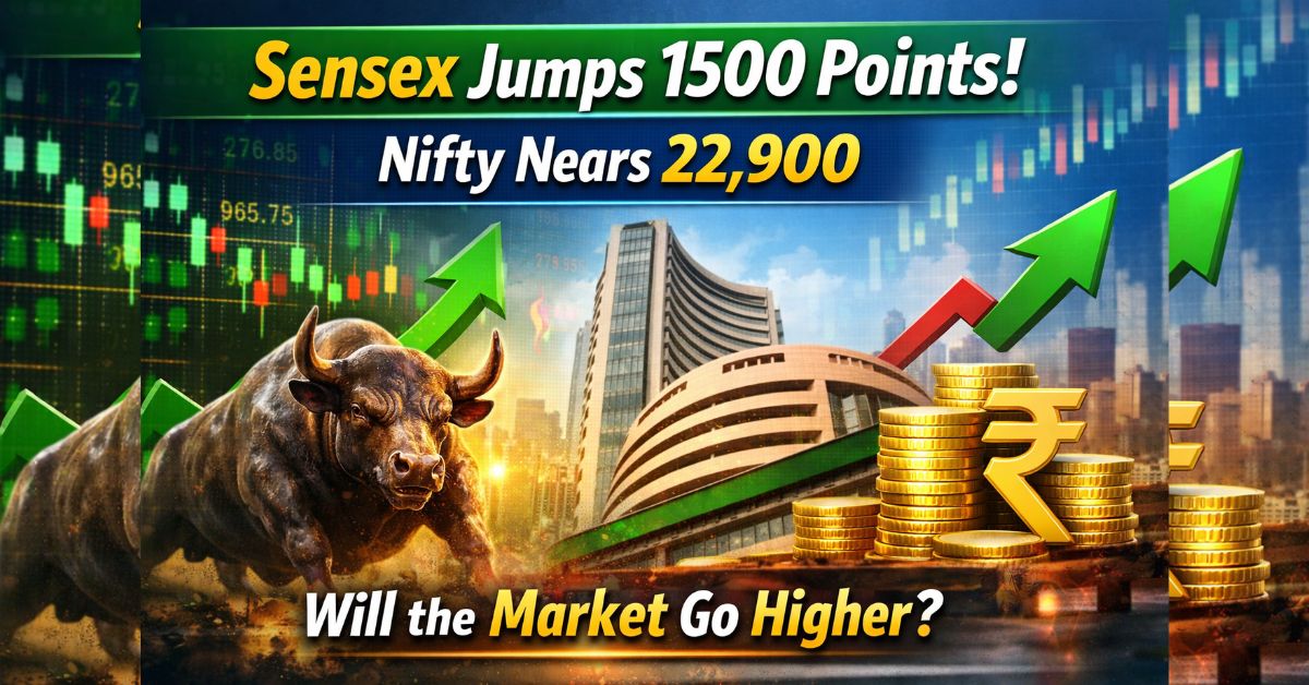 Sensex 1500 points rally