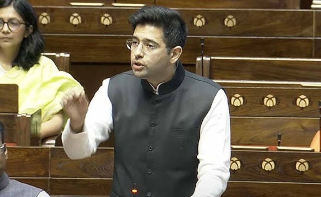 Raghav Chadha Rajya Sabha Statement