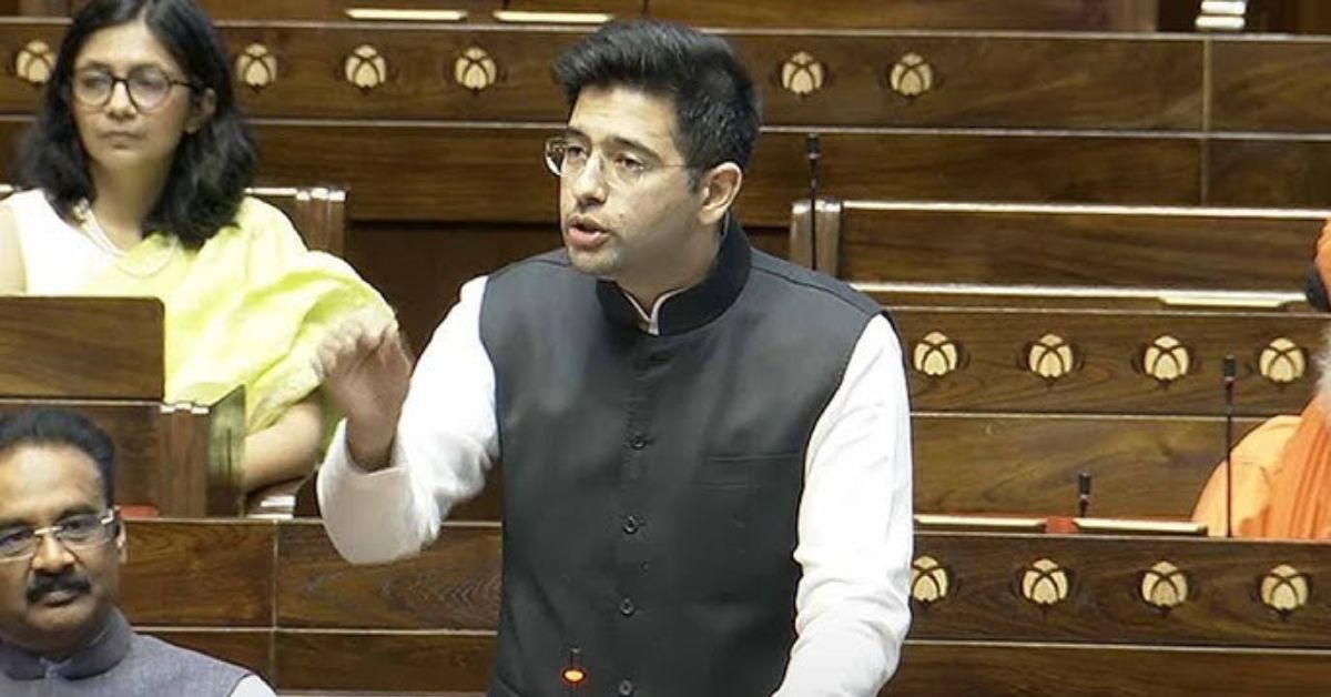 Raghav Chadha Rajya Sabha Statement